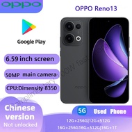 Used OPPO Reno13 Dimensity 8350 5600mAh Smartphone screen Phone Support Play Store
