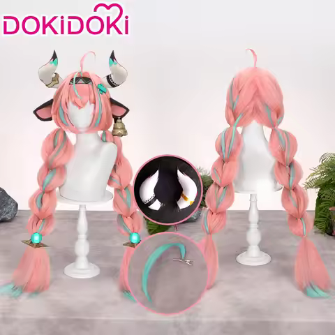 IN STOCK Varesa Wig Game Genshin Impact DokiDoki Halloween 100cm Long Hair Natland Varesa Cosplay Ia