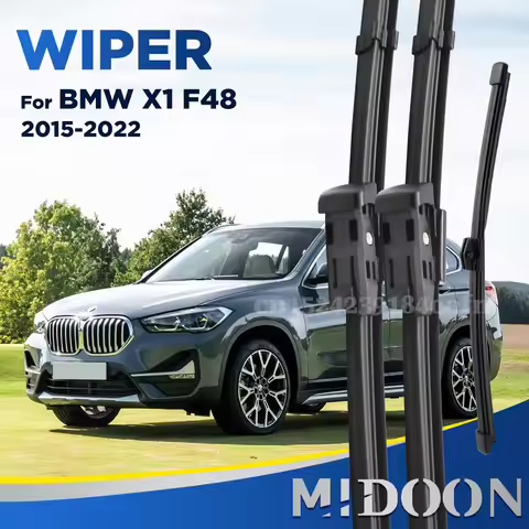 MIDOON Wiper LHD RHD Front Rear Wiper Blades Set For BMW X1 F48 2015-2022 2021 20 19 18 17 16 Windsh