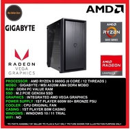 PC Desktop AMD Ryzen 5 5600GT/16GB/512GB SSD/Radeon Graphics/600W