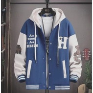Jaket Hoodie Varsity Fullprint Logo H Hoodie Jaket Varsity Kupluk Terbaru Pria Wanita