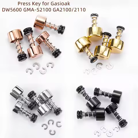 GMW-B5000 Metal Button gmw-b5000 For Casioak DW5600 DW-5600 GA-2100 GA-2110 GW-B5600 Watch Button Ro