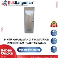 Pintu Kamar Mandi Pvc Maspion Zizco Cream Kualitas Bagus Foldoshop