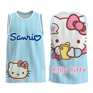 Women's outdoor HELLO KITTY  sports basketball jersey
