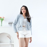 ELYCLOTH | ATHENA TWEED BLAZER | PREMIUM TWEED WOMEN'S BLAZER