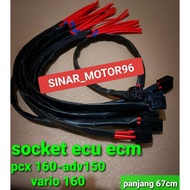SOCKET SOCKET CABLE SPULL ECU ECM HONDA VARIO 160 VARIO 150 PCX 160 ADV 150 ADV 160 CABLE LENGTH 67C