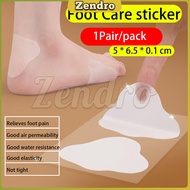 ZEO Foot Sticker Waterproof Invisible Anti Blister Friction Foot Care Sticker