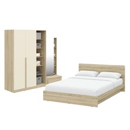 SB Design Square ชุดห้องนอน รุ่น Hannie ขนาด 5 ฟุต สีไม้อ่อน