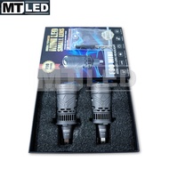MT LED หลอดไฟหน้า H4 Bi-led Laser Projector F90 Mini 6000K แสงขาว สว่างมาก มีเลเซอร์ 1คู่  *F90-Mini