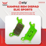ELIG Front Disc Brake Pads for Vario Genio 110 125 150 160 Old New CBS SPORTS EM 381