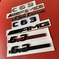 Mercedes-Benz 6.3 AMG Side Logo Fender Logo C-Class Modified AMG Tailgate Logo C63 Word Logo Car Sti