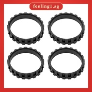 FEELING-4X Vacuum Robot Tires for Wheels Series 5/6/7/8/9/I7 S9+ Anti-Slip