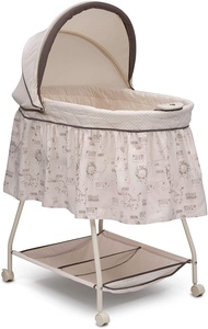 Delta Children Deluxe Sweet Beginnings Newborn Baby Child Infant Bassinet Basket Bed Cot Crib. Playtime Jungle.