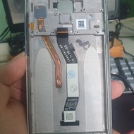 LCD (minus burn in) dan Tulangan Frame Ori Copotan Redmi Note 8 Pro