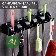 Mop broom hanger multi-purpose broom mop Holder