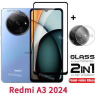 Redmi A3 2024 2in1 Screen Protector Film Transparent Phone Screen Protector For Redmi A3 A2 A1 Redmi