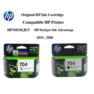 100 % Original HP Ink Cartridge 704 For Hp Deskjet Ink Advantage 2010 , 2060 , K110a and K010a