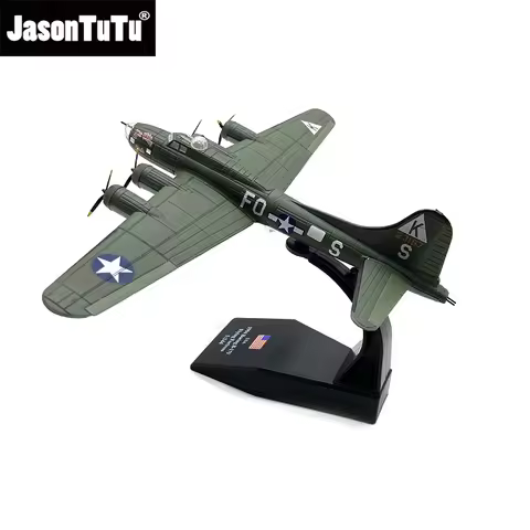 JASON TUTU 1/144 scale American Boeing Flying Fortress B-17 Bomber Models Aircraft Adult Children To