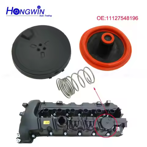 11127548196 New Engine PCV Valve Cover Repair Kit Valve Cap With Membrane N53 For BMW E90 E91 E92 E9
