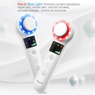 ┅CkeyiN EMS Beauty Instrument LED Photon Light Therapy Facial Skin Care Tool Device Face Lifting Tig