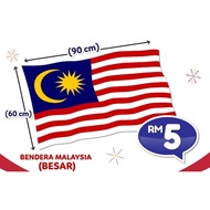 Bendera Malaysia Size 90cm x 60 cm Bendera Besar