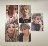 BTS V layover solo album 專輯小卡