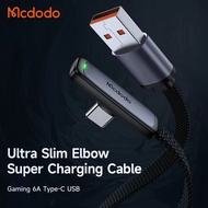 MCDODO Zebra Series Type-C 90 Degree Data Cable (1.8m)CA 279 334 335 336
