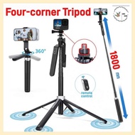 AMZ P180 Plus Selfie Stick Super Long 180cm Monopod With Bluetooth Remote Control Fill Light
