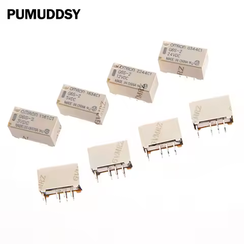 5PCS 5VDC 3VDC 12VDC New G6S-2 5VDC Signal Relay 8Pin DC Mini Signal Switch Relays 24VDC 5V 12V 24V 