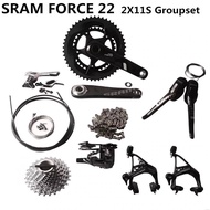 SRAM Force 22 Kit 2x11 Speed Groupset gravel rim brake cyclocross Road Bike GXP