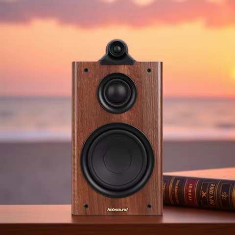 6.5 Inch Passive Speaker 3-Way Bookshelf Speaker 120W Powerful Sound Box 6ohm Monitor Audio HiFi Lou