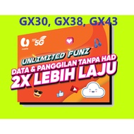 Umobile Unlimited Funz Simcard 🔥🔥 🚀🚀 GX30 GX38 GX43