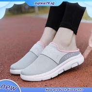 [35-42]lightweight women Half shoes mesh Slip on Shoes Causal shoes for women
