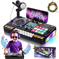 OZMI Kids DJ Music Mixer Table Board Set Toy with Microphone
