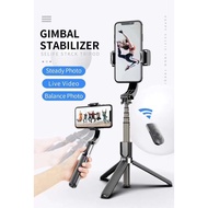 SG Model L08 Q08 Tripod With Selfie Stick And A Remote Shutter Gimbal Stabilizer