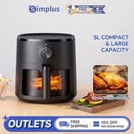 【NEW】 Simplus Multi-Functional 5L Air Fryer | 1300W | Oil-Free | Low-Fat | High-definition Large Vis