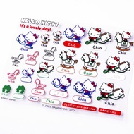 Hello Kitty 玩具木馬版 客製化姓名貼 三麗鷗 防水水晶立體貼紙