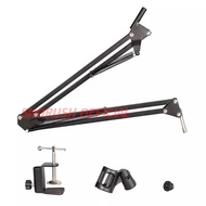Shorush Arm Stand NB-35 Suspensi Mikrofon Stand mic BM800 BM700 Jepit Meja Stand Lipat Suspension Mi