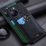 Card Slot Bag Holder Case For Huawei P60 P50 P40 Pro Lite funda PU Leather Luxury Cover for Huawei P60 Pro case