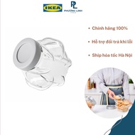 FORVAR IKEA glass jar for dry goods 1.8L