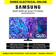 SAMSUNG 65 Inch Q70D QLED 4K Smart TV With 120Hz 100% Colour Volume with Quantum Dot QA65Q70DAKXXM R