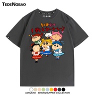 High-quality Crayon Shin-Chan Sailor Moon Joint Clothes Anime Cartoon Memories t-Shirt Short Sleeve