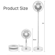 7800mAh Recharge Desk Fan 4 Speed Control 16h Runtime Type-C Charging Folding Fans ι£ζ
