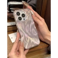 CP50 CASE HOLOGRAM silver FEATHER SAMSUNG A32 A52 A13 A23 A14 A24 A54 A05S A15 A55 A16 A26 A36 A56