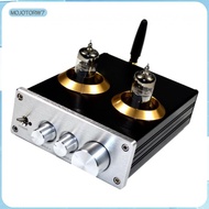 [mojotorw7] Silver Upgrade NE5532 Stereo Bluetooth 4.2 6J5 Tube Preamplifier Support