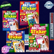 EDUKID: BUKU AKTIVITI DENGAN STICKER MINDA KREATIF  ~ BUKU AKTIVITI KANAK-KANAK