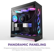 [FAST SHIP] NZXT H9 Flow RGB | Large Dual-Chamber Mid-Tower ATX Airflow Case (Black / White)