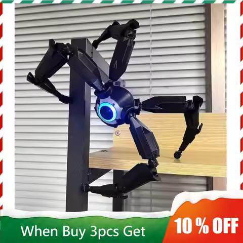 3D Printing Raiders LeaperARC Raider Jumper Remote Control RGB Multicolored Light Spider Model Colle
