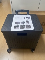 便攜折疊多用拉桿箱家用買菜小推車戶外露營折疊箱移動帶輪購物車