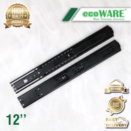 ecoWARE SW4505 Push & Open Full Extension Ball Bearing Drawer Slide Drawer Slide Rail